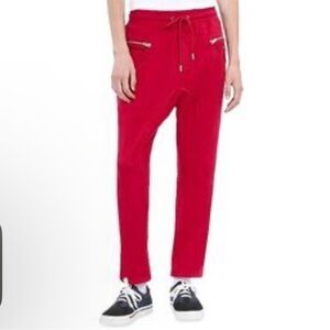The Kooples Red Sweatpants Jogger in Size Large NWT